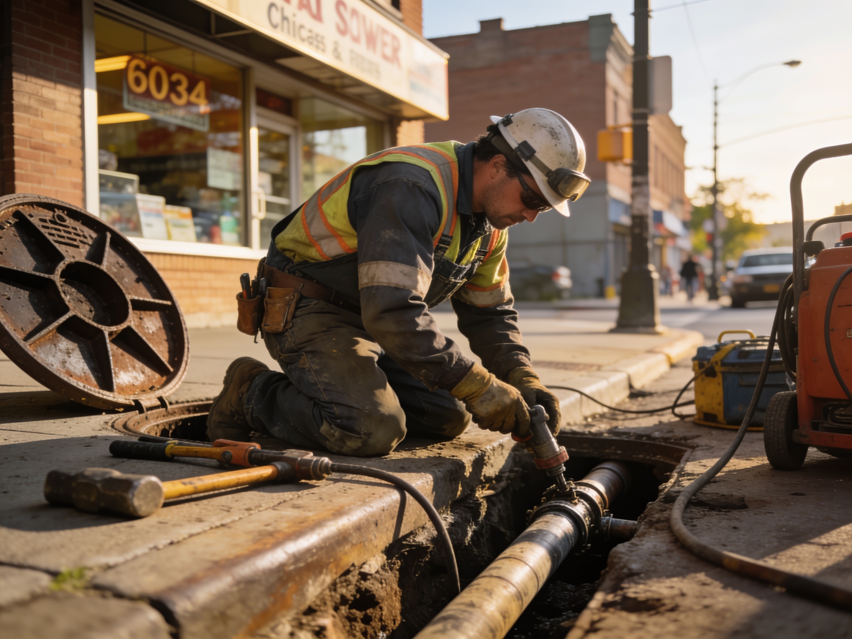 Sewer Line Repair by Chicago Sewer Flow in Chicago 60634, IL