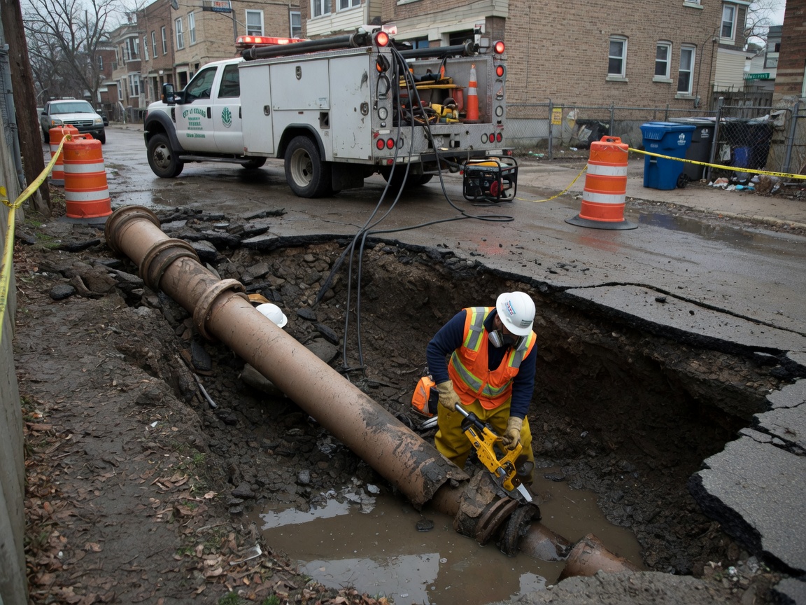 Sewer Line Repair in Norwood Park Chicago IL
