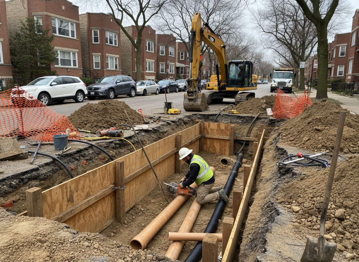 Sewer Lateral Repair in Chicago 60634, IL