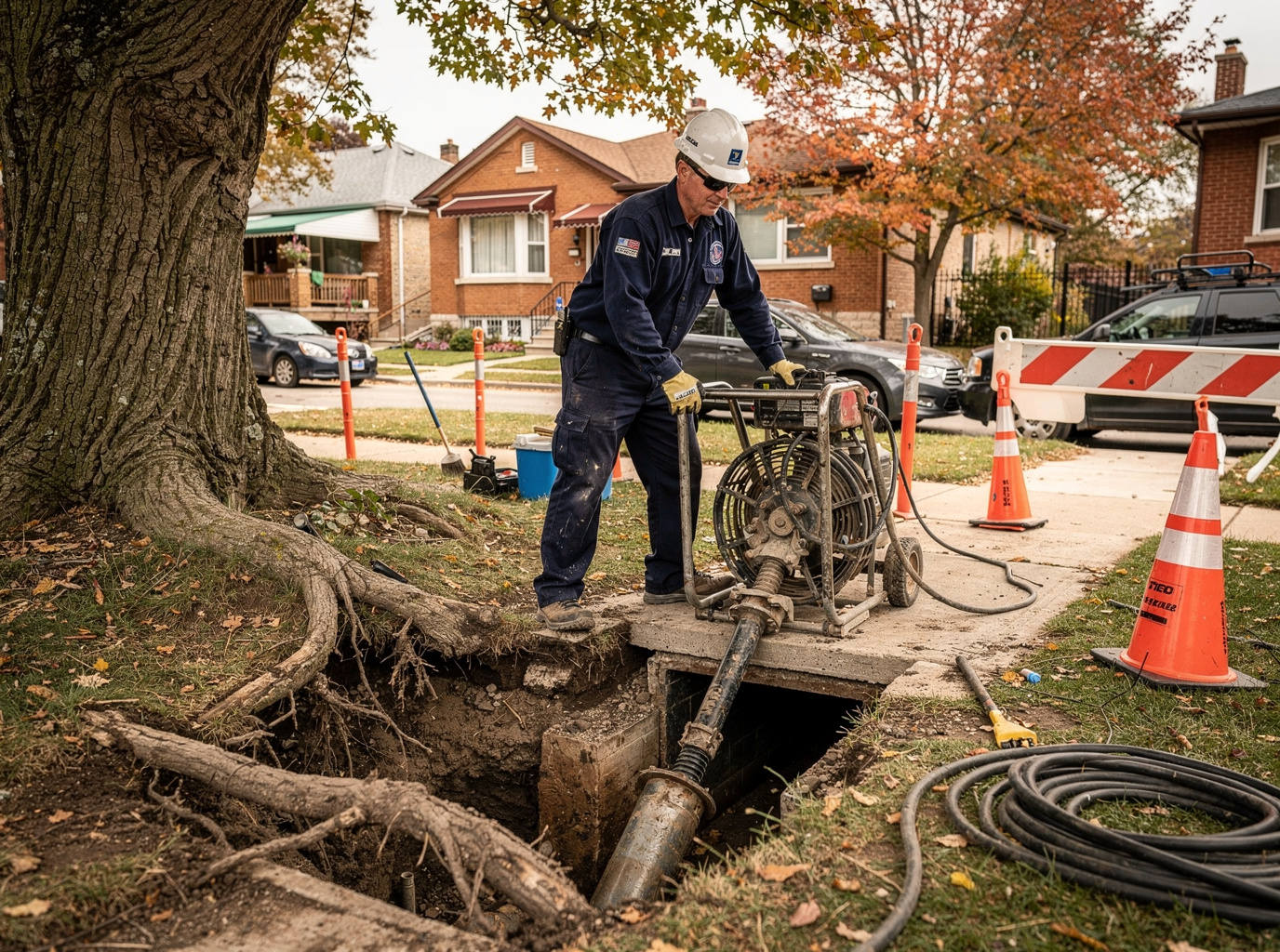 Sewer Line Repair in Jefferson Park Chicago IL, IL 60630